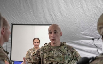 Brig. Gen. Calvert visits 77th STB