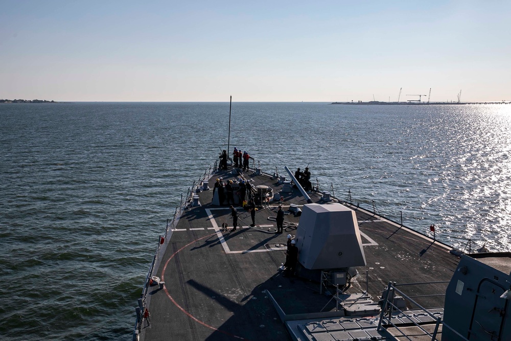 USS Delbert D. Black Begins Deployment