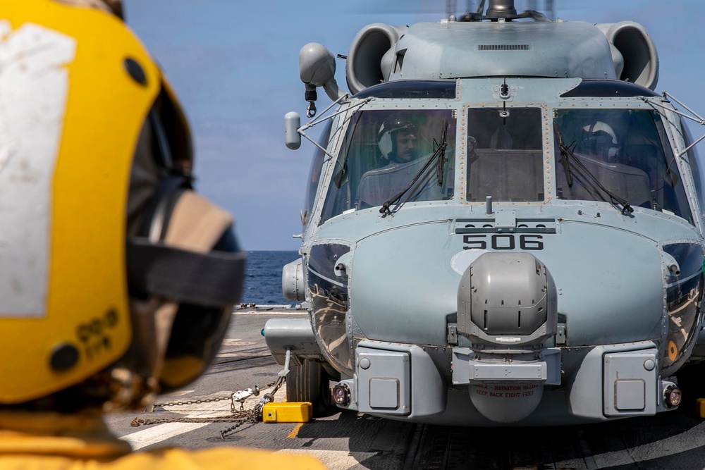 USS Delbert D. Black Conducts Flight Operations