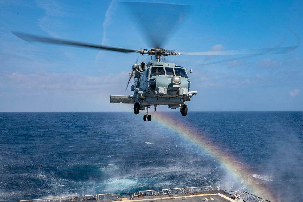 USS Delbert D. Black Conducts Flight Operations