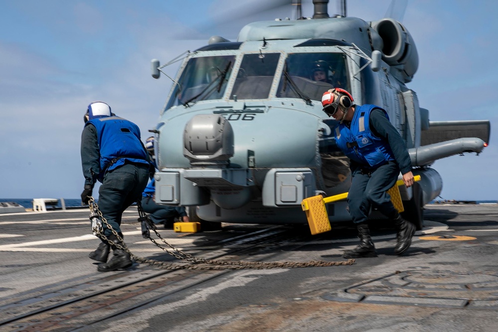 USS Delbert D. Black Conducts Flight Operations