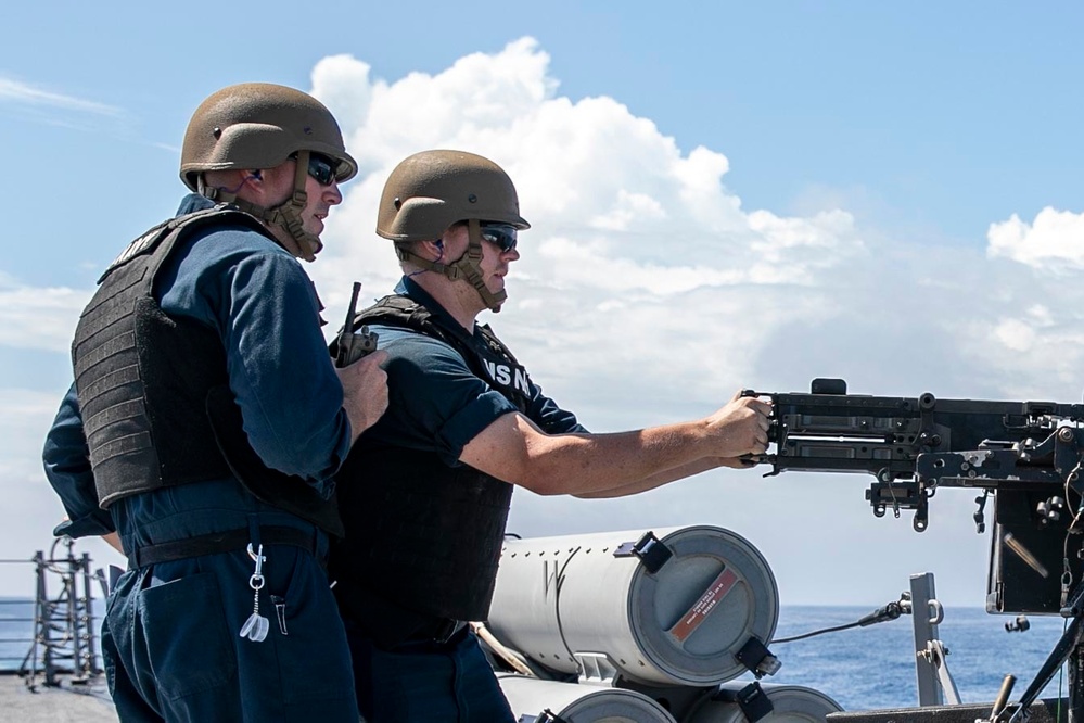 USS Delbert D. Black Conducts Live-Fire Exercise