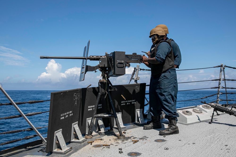 USS Delbert D. Black Conducts Live-Fire Exercise