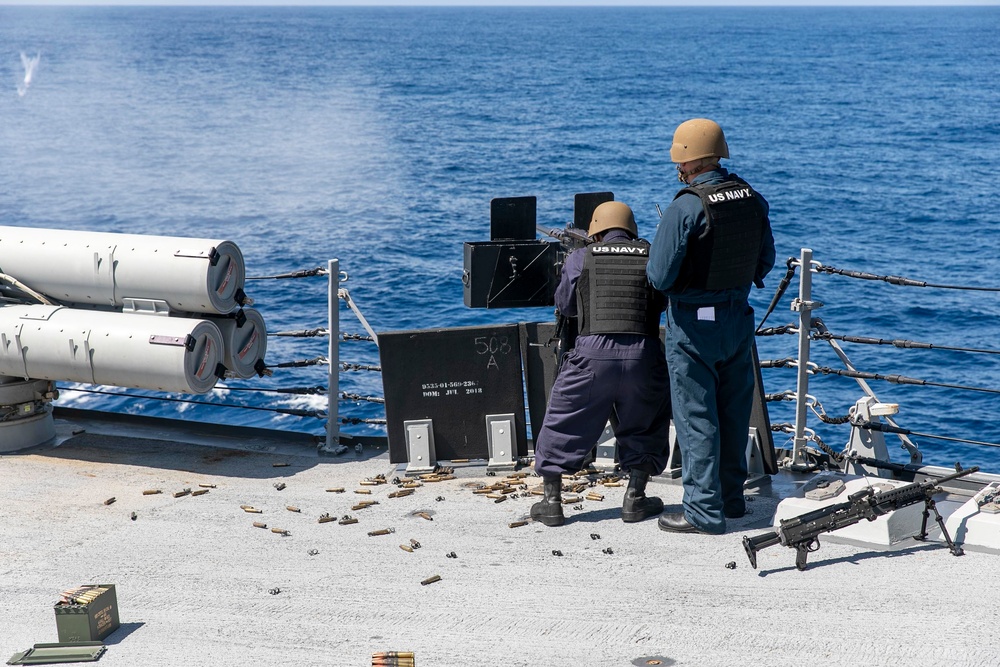 USS Delbert D. Black Conducts Live-Fire Exercise