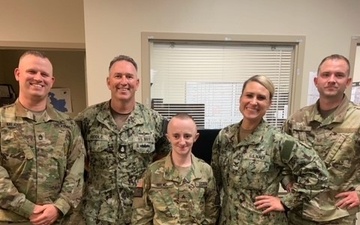 US Army Columbia Recruiting Battalion (ASHEVILLE COMPANY) Hickory Station interacts with Navy to support Jacob Helms dream