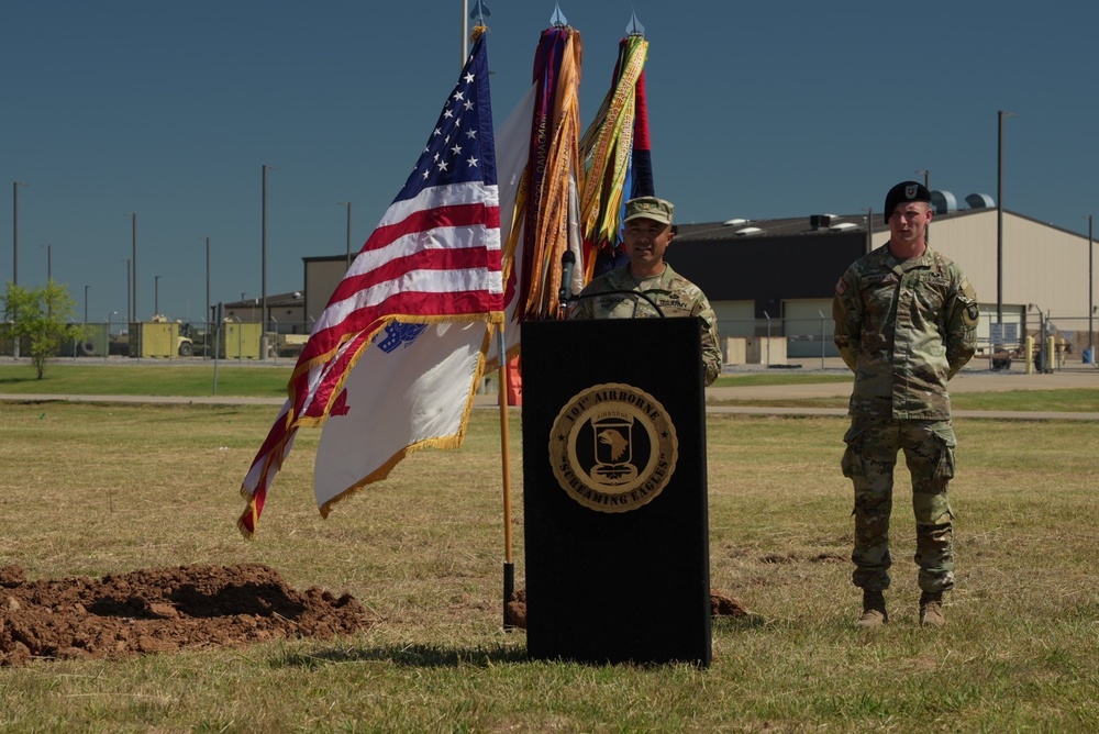 Construction breaks ground for Fort Campbell Tactical Vehicle Maintenance Facility