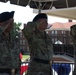 Lt. Gen. Jody Daniels, Maj. Gen. Miguel Castellanos and Brig. Gen. Edwards Merrigan render honors