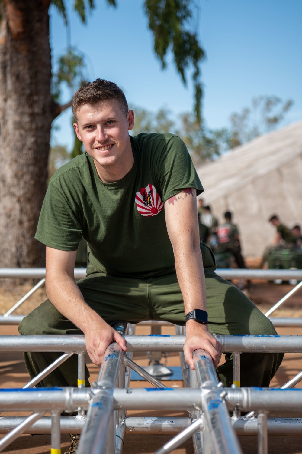 U.S. Marines Construct T-SAPF in Australia