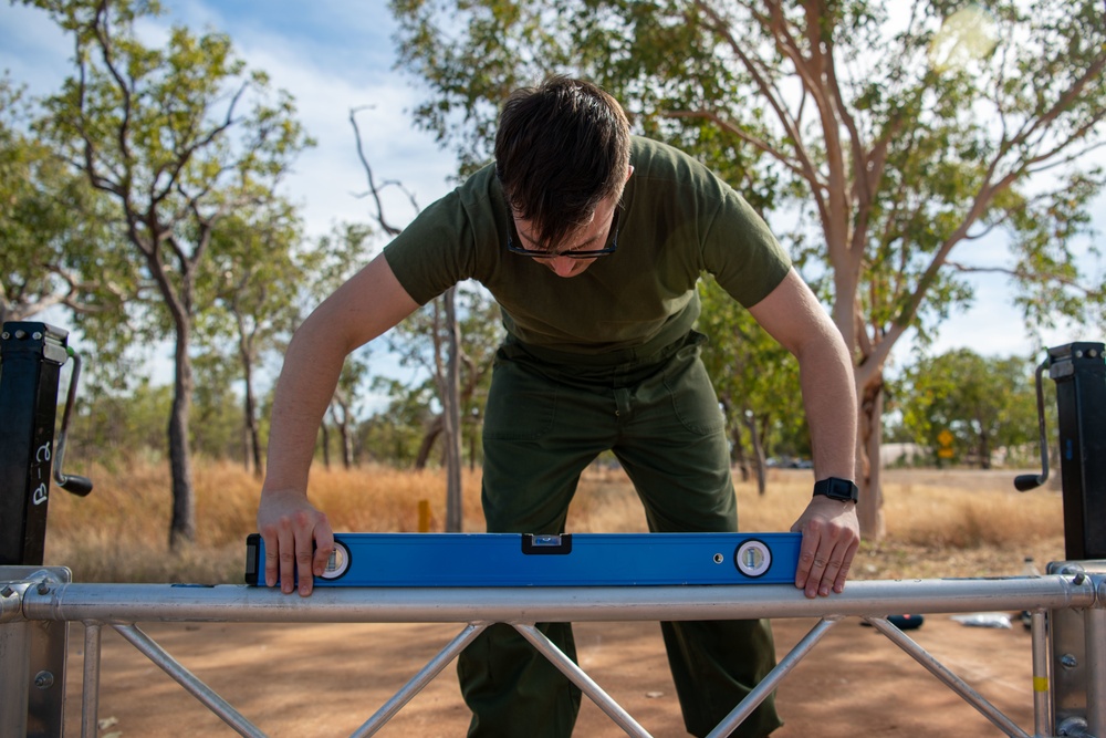 U.S. Marines Construct T-SAPF in Australia