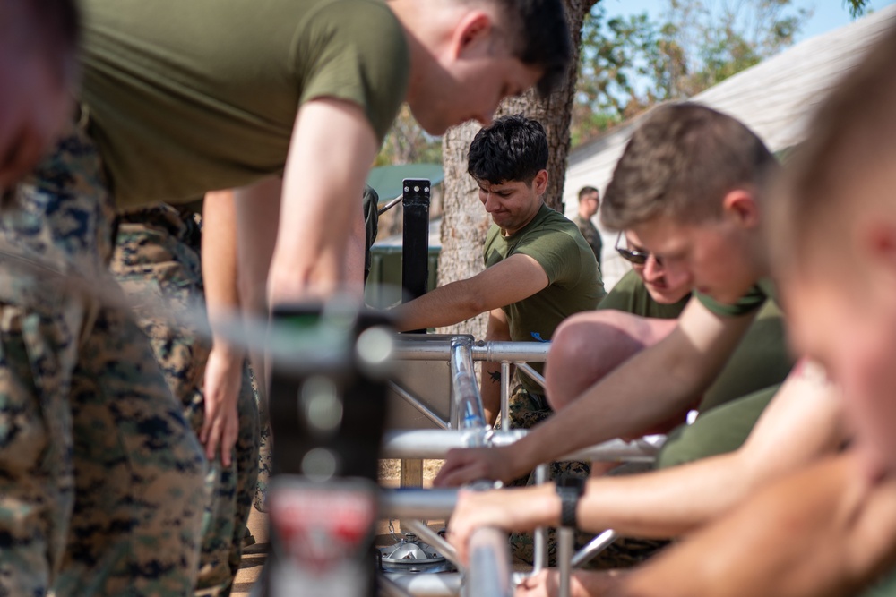 U.S. Marines Construct T-SAPF in Australia