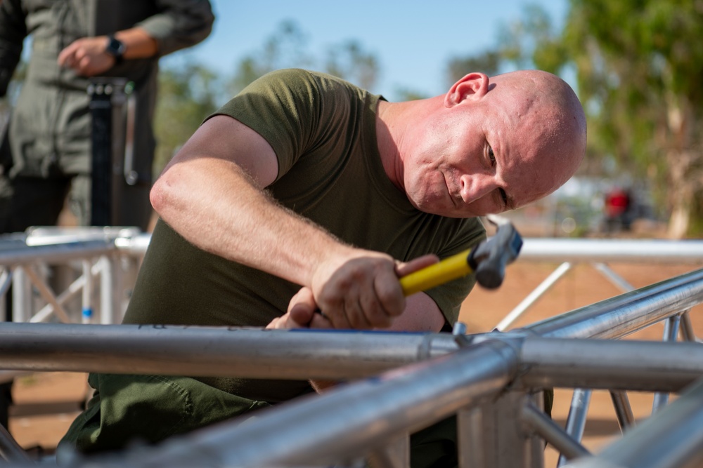 U.S. Marines Construct T-SAPF in Australia