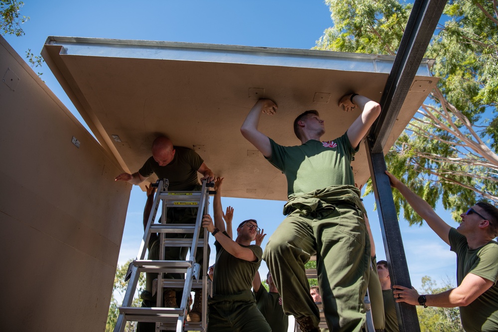 U.S. Marines Construct T-SAPF in Australia
