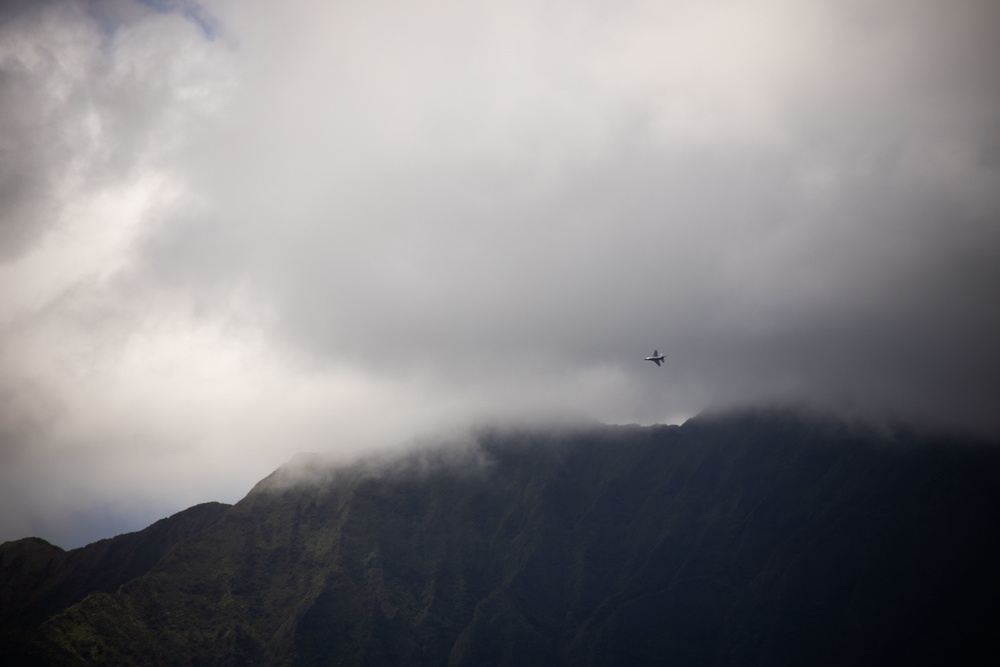 2022 Kaneohe Bay Air Show: JTF Wall of Fire