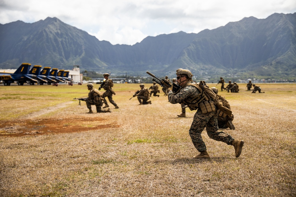 2022 Kaneohe Bay Air Show: JTF Wall of Fire