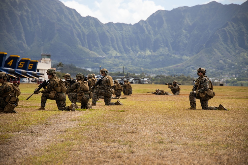 2022 Kaneohe Bay Air Show: JTF Wall of Fire