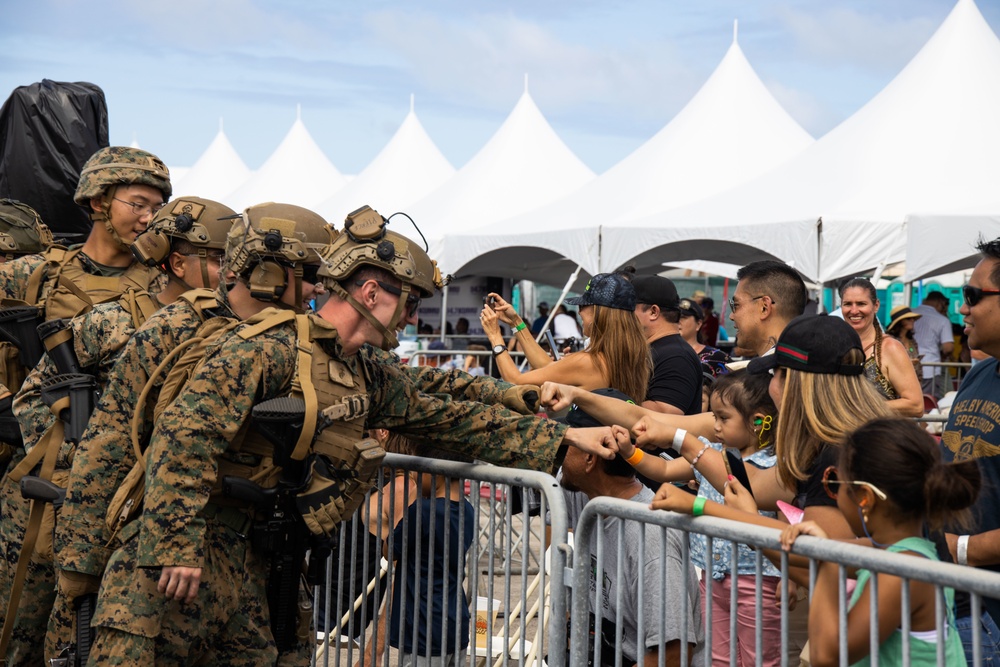 2022 Kaneohe Bay Air Show: JTF Wall of Fire