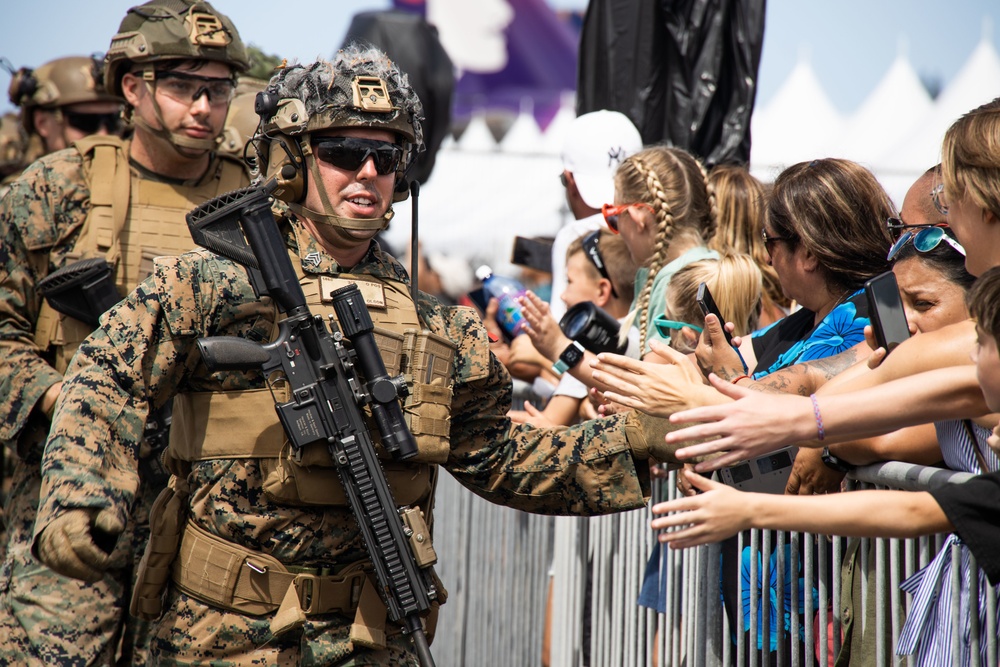 2022 Kaneohe Bay Air Show: JTF Wall of Fire