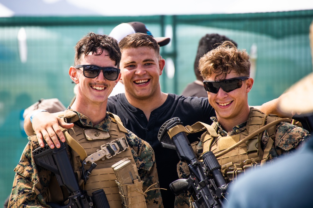 2022 Kaneohe Bay Air Show: JTF Wall of Fire