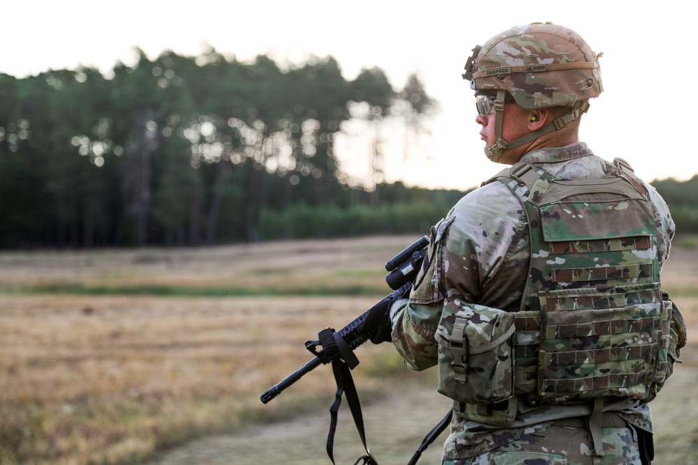 3rd Armored Brigade Combat Team, 1st Cavalry Division Soldiers Conduct M4A1, M249, and 50 Cal Ranges.