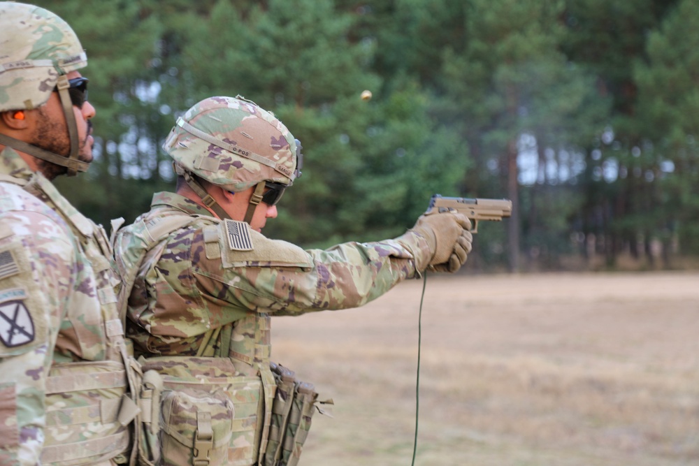 3rd Armored Brigade Combat Team, 1st Cavalry Division Soldiers Conduct M4A1, 749, and 50 Cal Ranges.