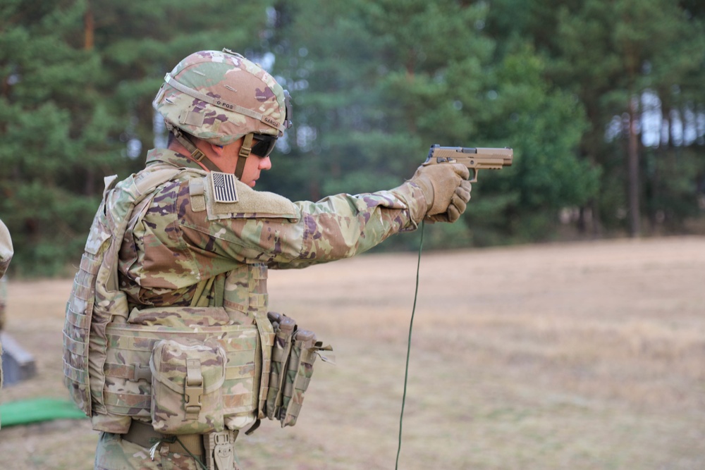 3rd Armored Brigade Combat Team, 1st Cavalry Division Soldiers Conduct M4A1, 749, and 50 Cal Ranges.