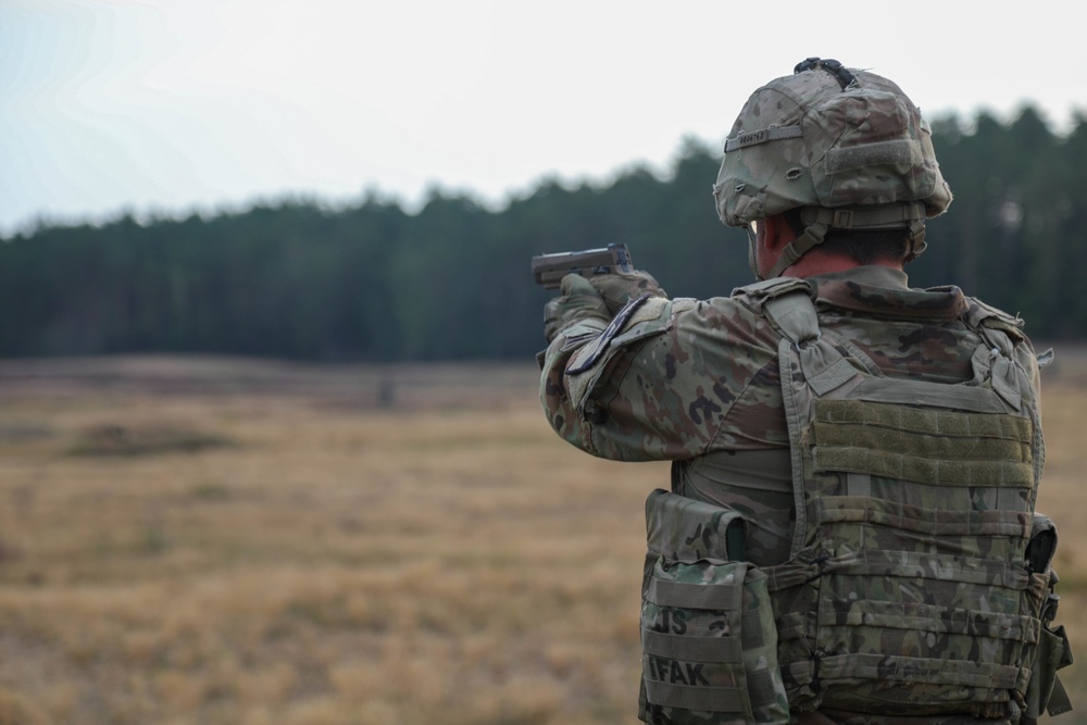 3rd Armored Brigade Combat Team, 1st Cavalry Division Soldiers Conduct M4A1, M249, and 50 Cal Ranges.