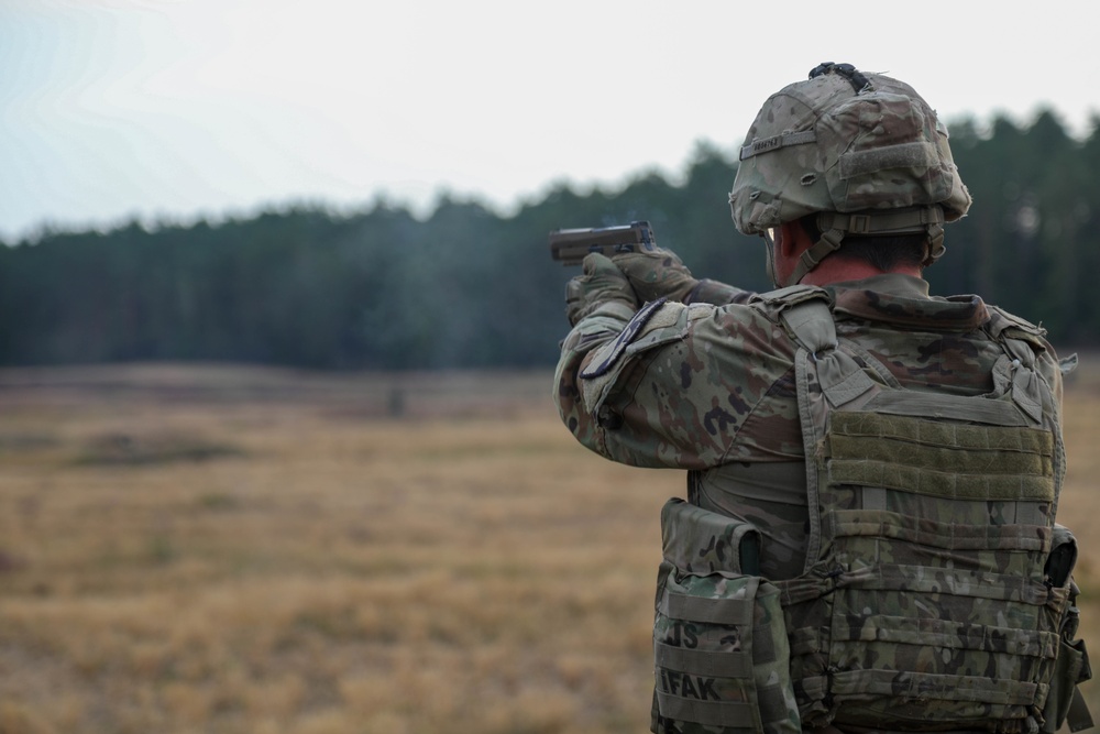 3rd Armored Brigade Combat Team, 1st Cavalry Division Soldiers Conduct M4A1, M249, and 50 Cal Ranges.