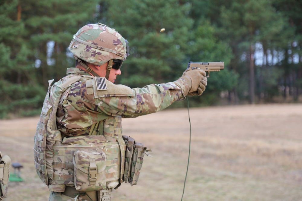 3rd Armored Brigade Combat Team, 1st Cavalry Division Soldiers Conduct M4A1, 749, and 50 Cal Ranges.