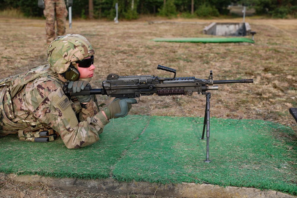 3rd Armored Brigade Combat Team, 1st Cavalry Division Soldiers Conduct M4A1, M249, and 50 Cal Ranges.