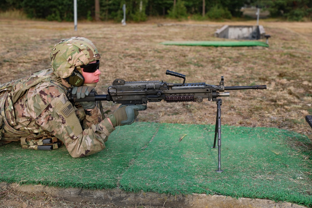 3rd Armored Brigade Combat Team, 1st Cavalry Division Soldiers Conduct M4A1, M249, and 50 Cal Ranges.