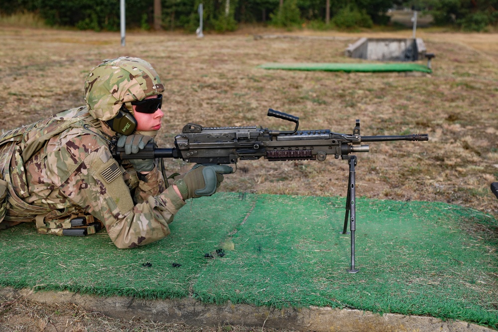 3rd Armored Brigade Combat Team, 1st Cavalry Division Soldiers Conduct M4A1, M249, and 50 Cal Ranges.