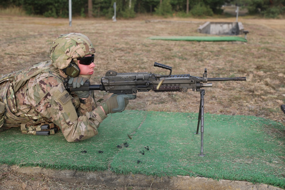 3rd Armored Brigade Combat Team, 1st Cavalry Division Soldiers Conduct M4A1, M249, and 50 Cal Ranges.