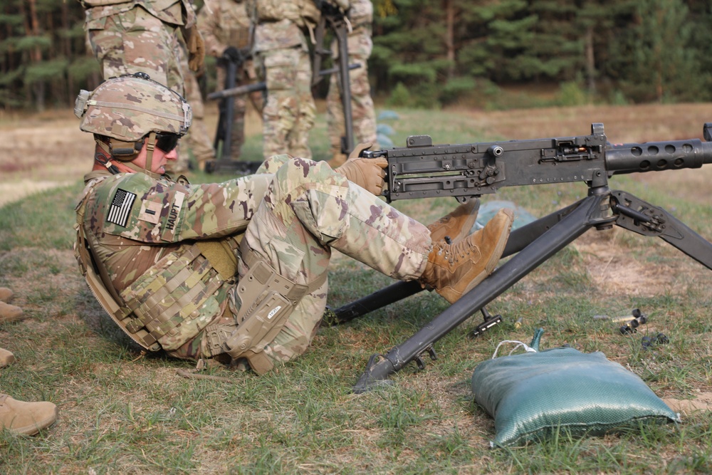 3rd Armored Brigade Combat Team, 1st Cavalry Division Soldiers Conduct M4A1, M249, and 50 Cal Ranges.