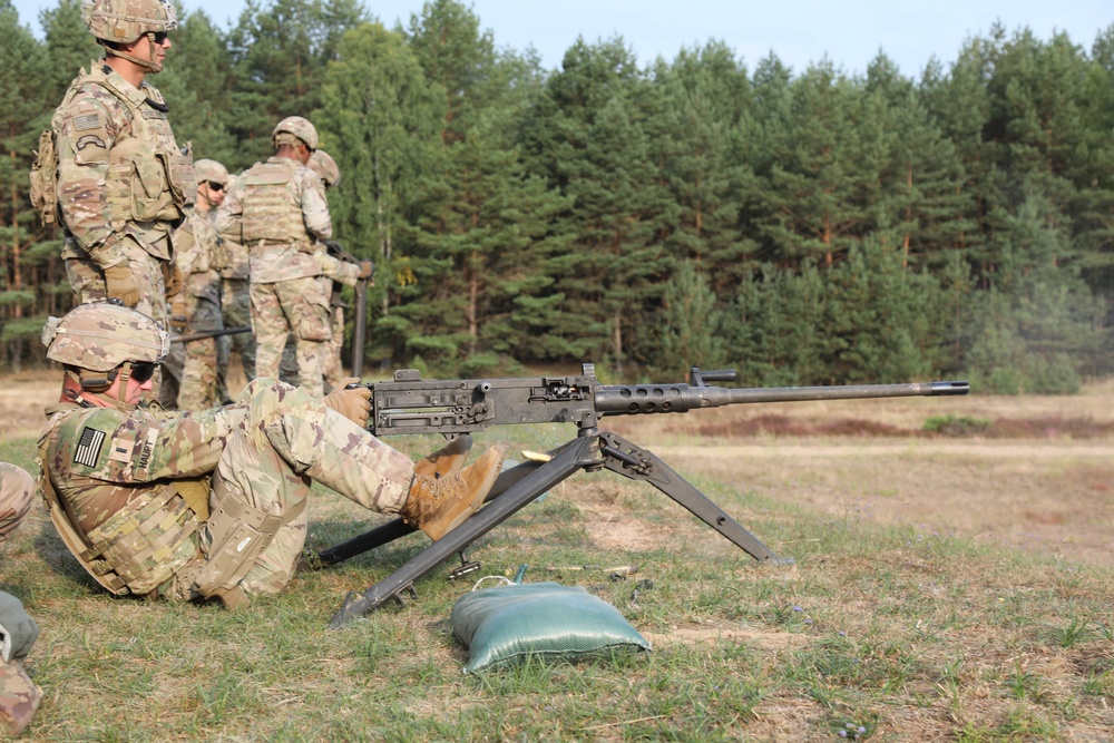 3rd Armored Brigade Combat Team, 1st Cavalry Division Soldiers Conduct M4A1, M249, and 50 Cal Ranges.