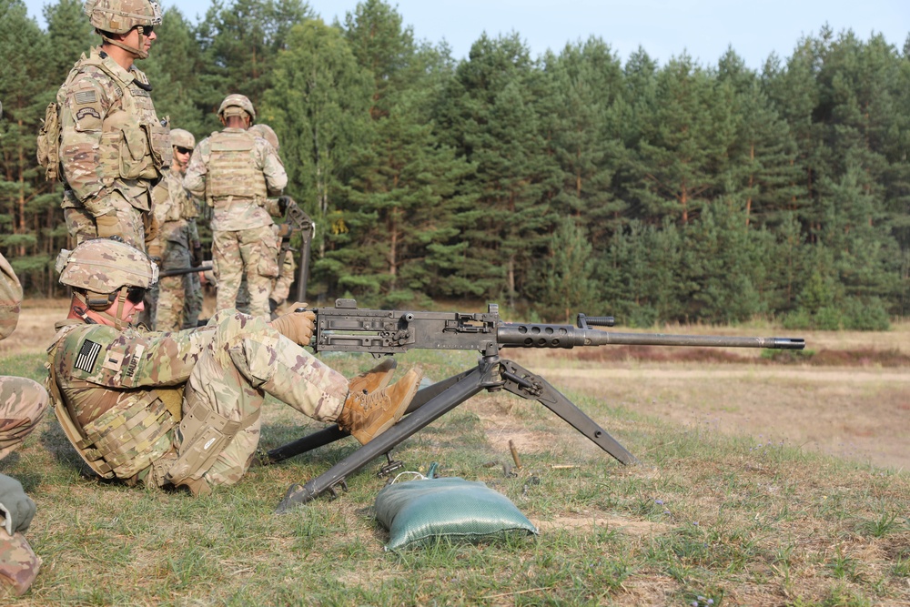 3rd Armored Brigade Combat Team, 1st Cavalry Division Soldiers Conduct M4A1, M249, and 50 Cal Ranges.