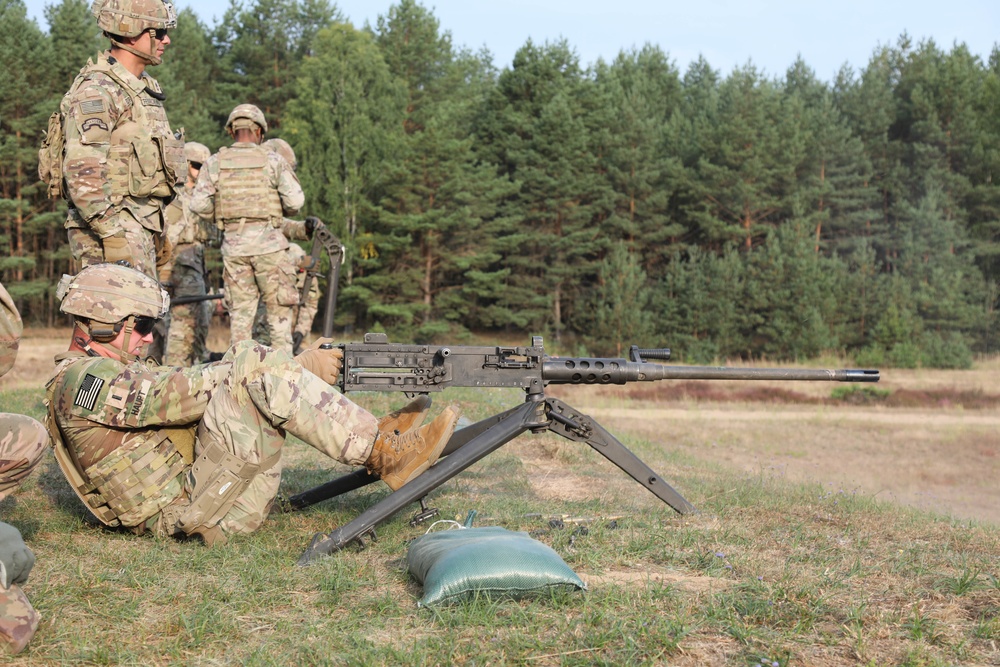 3rd Armored Brigade Combat Team, 1st Cavalry Division Soldiers Conduct M4A1, M249, and 50 Cal Ranges.