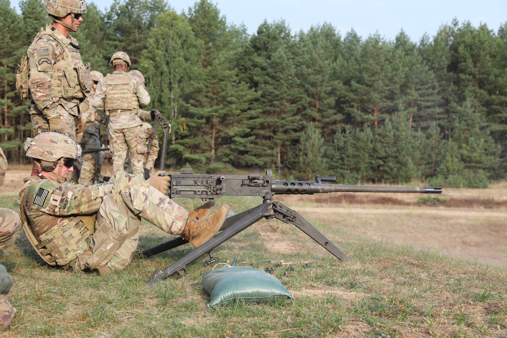 3rd Armored Brigade Combat Team, 1st Cavalry Division Soldiers Conduct M4A1, M249, and 50 Cal Ranges.