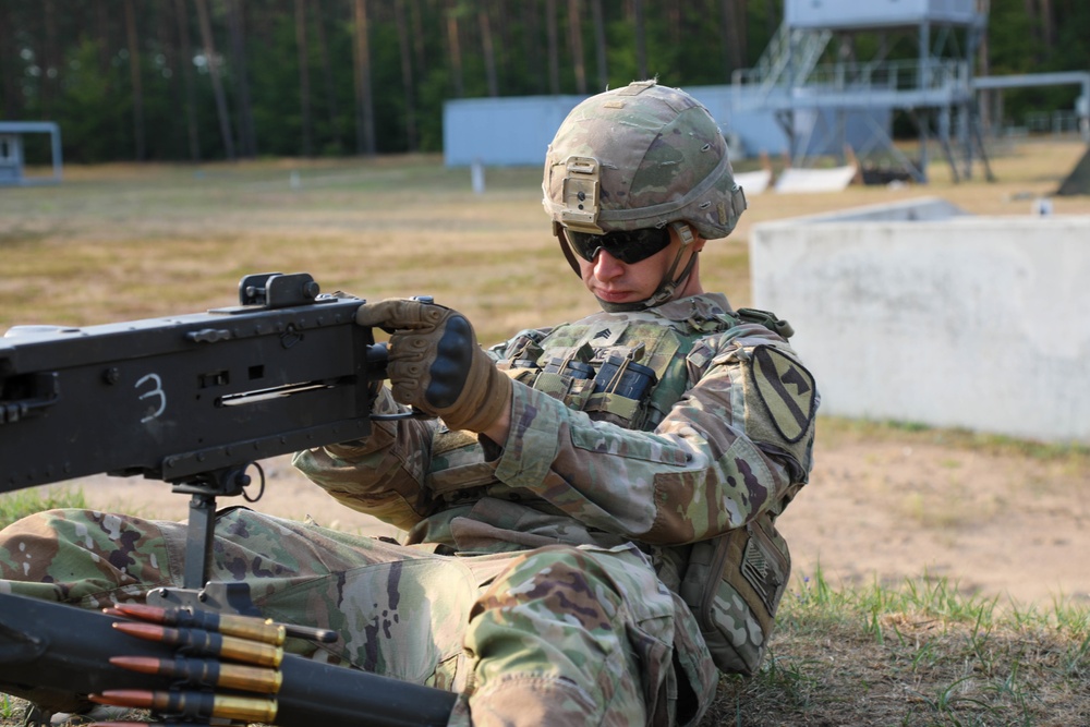 3rd Armored Brigade Combat Team, 1st Cavalry Division Soldiers Conduct M4A1, M249, and 50 Cal Ranges.