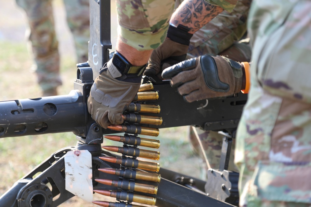 3rd Armored Brigade Combat Team, 1st Cavalry Division Soldiers Conduct M4A1, M249, and 50 Cal Ranges.