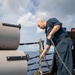 The USS Bainbridge is on a scheduled deployment in the U.S. Naval Forces Europe area of operations, employed by U.S. Sixth Fleet to defend U.S., Allied and Partner interests.