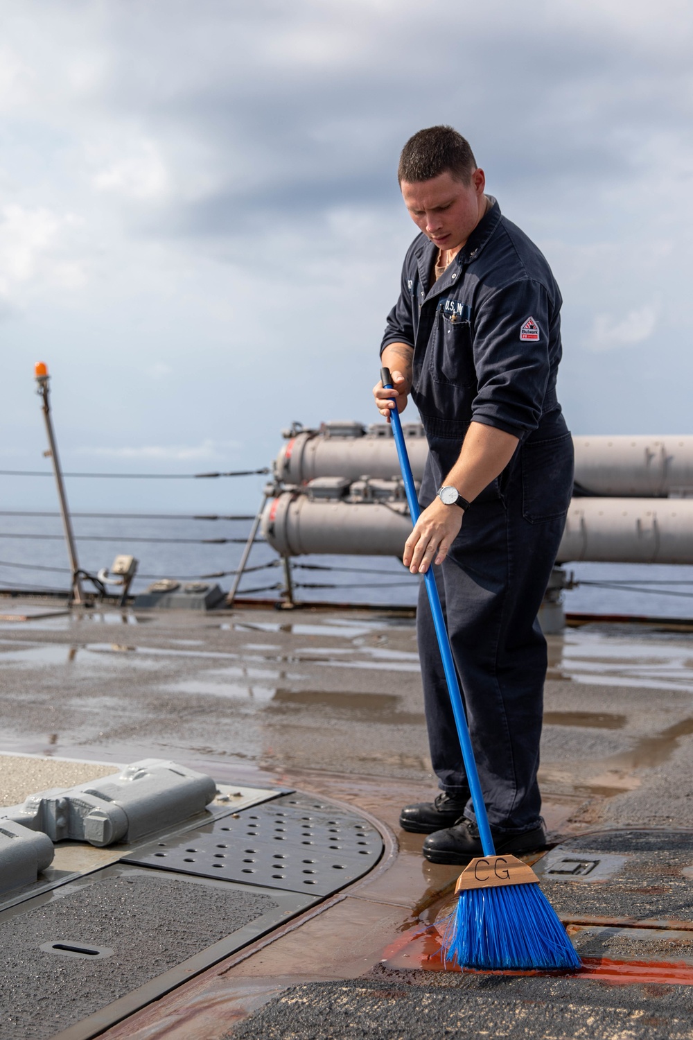 The USS Bainbridge is on a scheduled deployment in the U.S. Naval Forces Europe area of operations, employed by U.S. Sixth Fleet to defend U.S., Allied and Partner interests.
