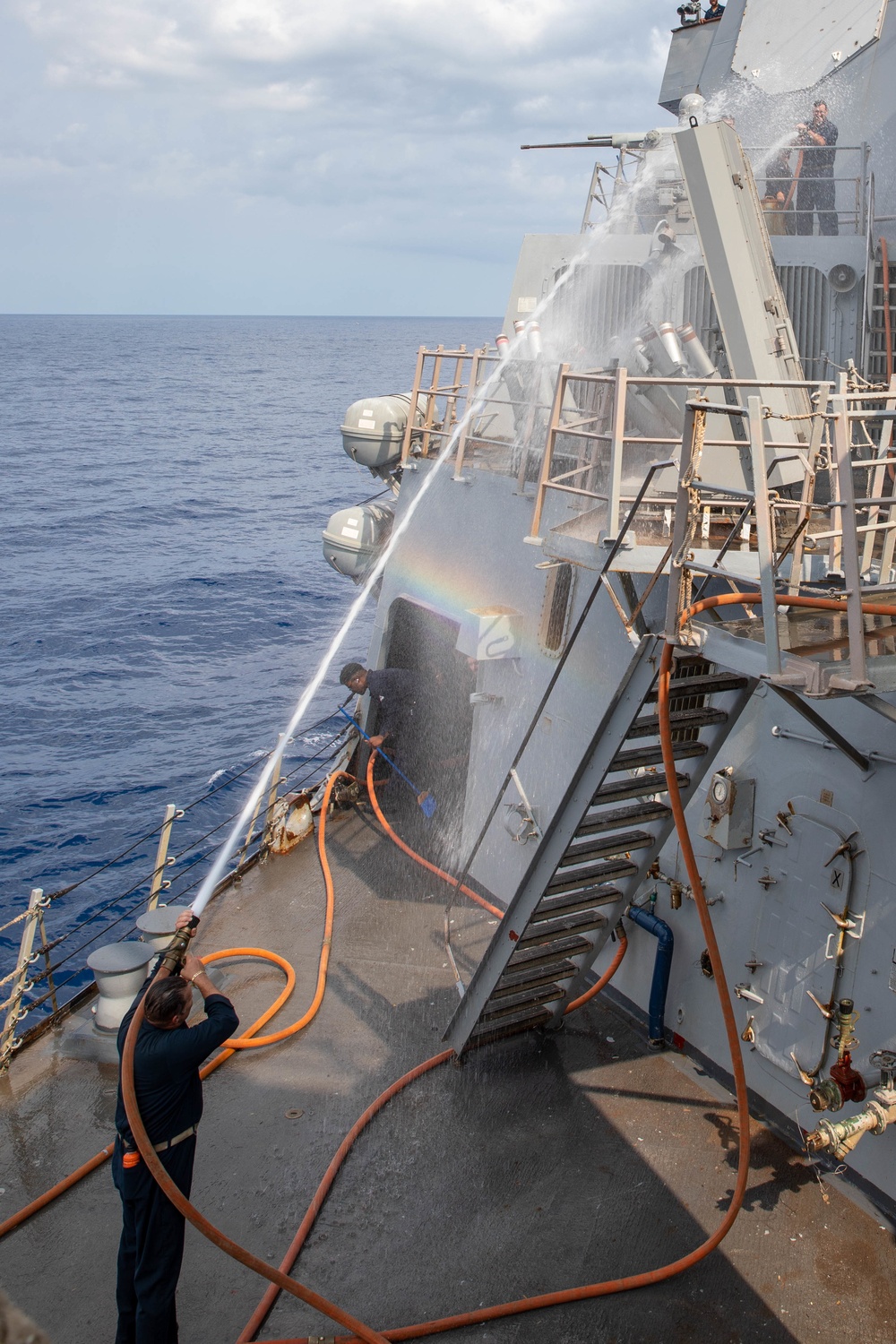 The USS Bainbridge is on a scheduled deployment in the U.S. Naval Forces Europe area of operations, employed by U.S. Sixth Fleet to defend U.S., Allied and Partner interests.