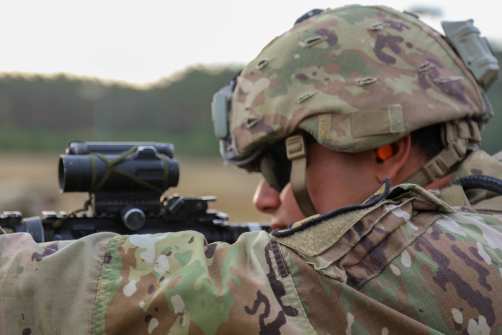 3rd Armored Brigade Combat Team, 1st Cavalry Division Soldiers Conduct M4A1, M249, and 50 Cal Ranges.