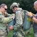 US Army Ranger rigs up for a jump