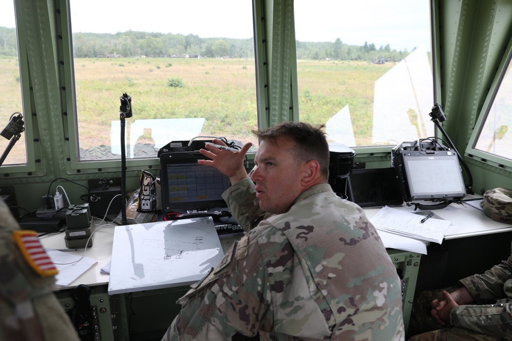 OKARNG NCO teaches CAARNG soldiers about air traffic control