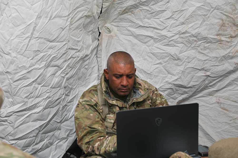 CAARNG 1SG overseeing his troops