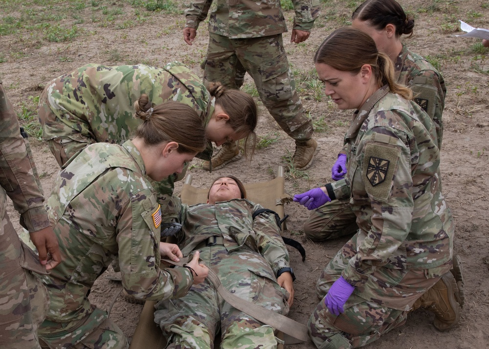 477th Medical Company at Northern Strike 22-2