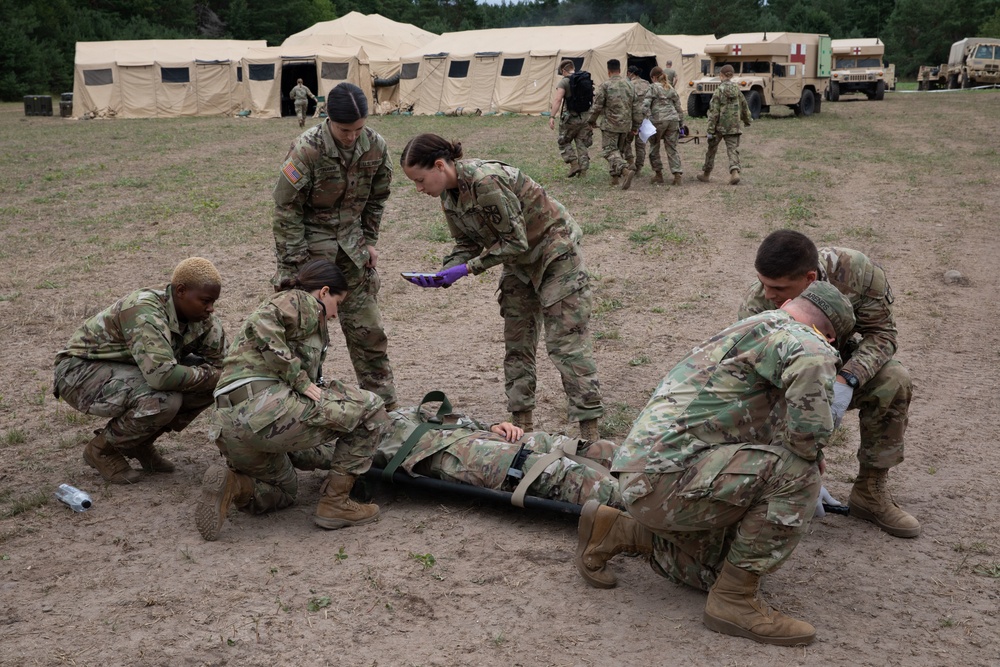 477th Medical Company at Northern Strike 22-2