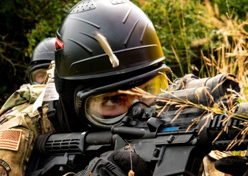 182nd Security Forces Squadron conducts Simunition battlefield training Aug. 13, 2022