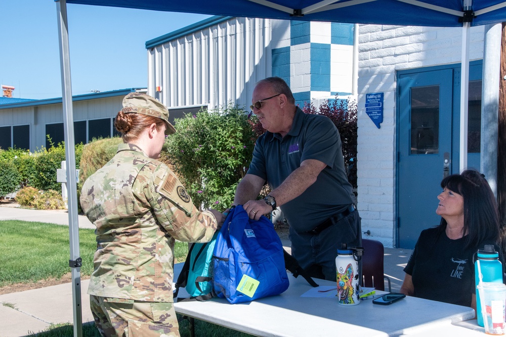 Nevada Air National Guard Family Programs school supplies distributed to 121 families